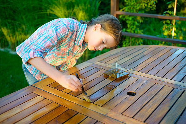 Prepare Garden Furniture For Painting, How To Prepare Wooden Garden Furniture For Painting